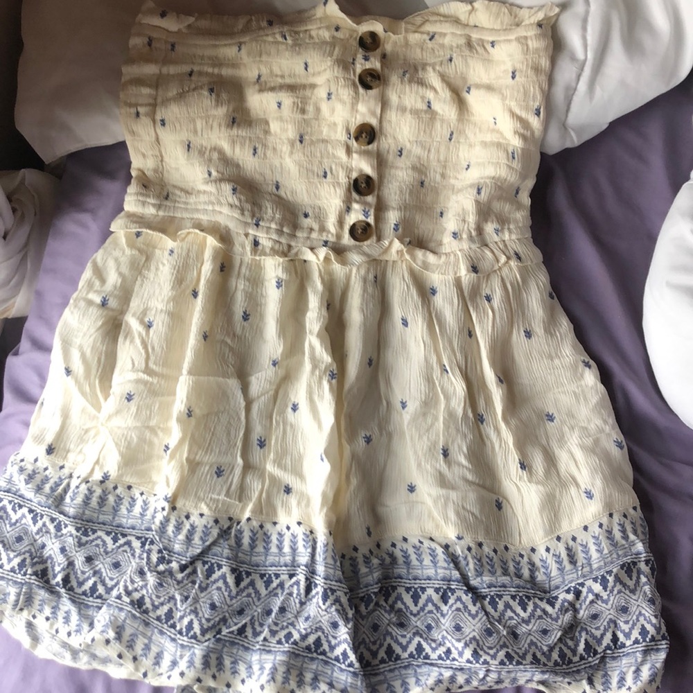 Slightly off white romper